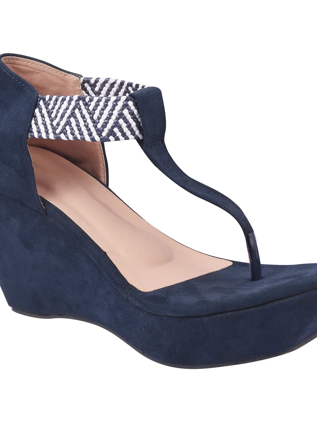 T-Strap Comfort Wedge Sandals