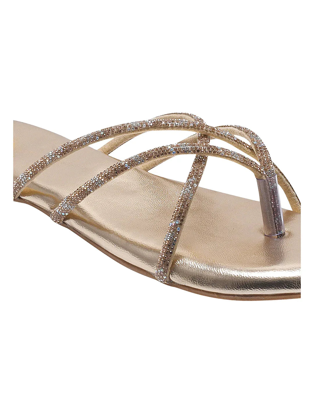 TRYME Cozy Steps Slip on Light Weight Party Flats Sandal For Women & Girls