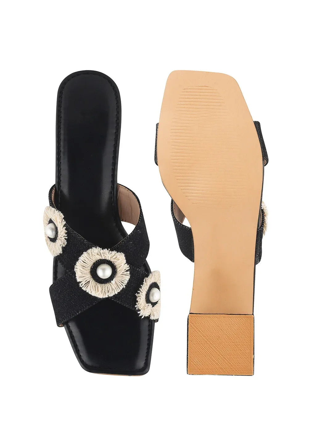 Everyday Floral Block Heels