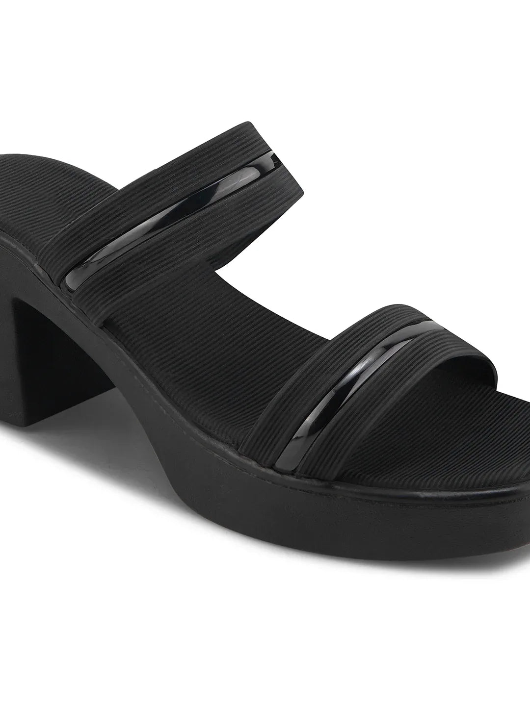 Trendy Slip-On Heeled Sandals