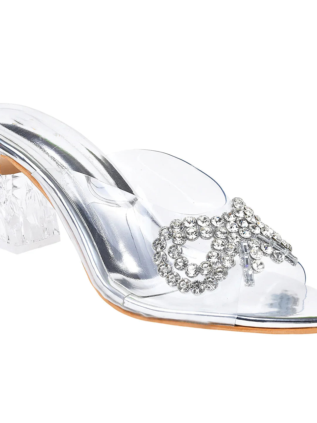 Crystal Loop Transparent Heels