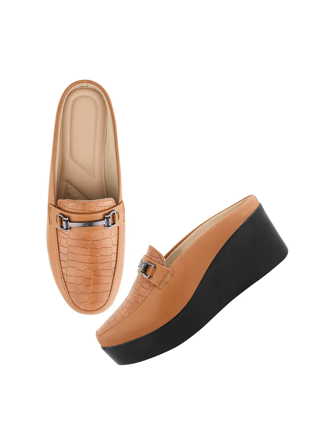 Everyday Comfort Low Wedge Slip-On Mules