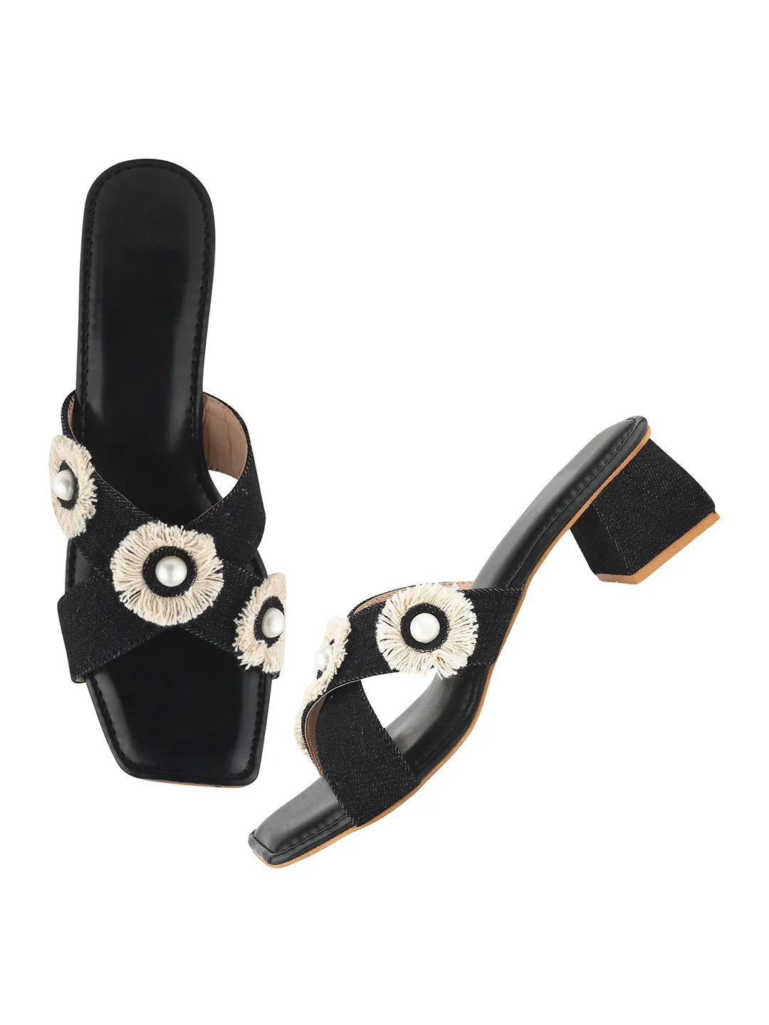 Everyday Floral Block Heels