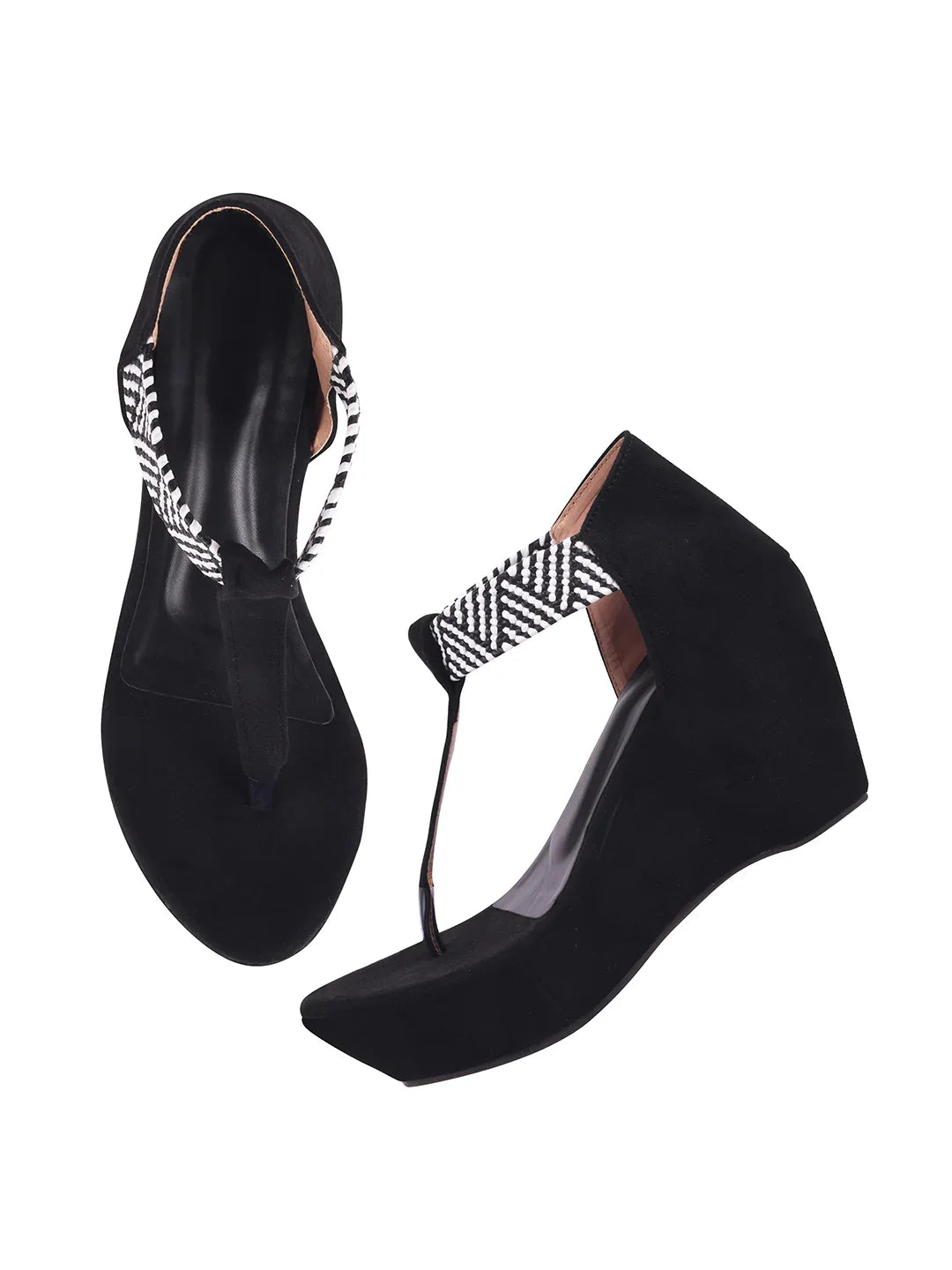 T-Strap Comfort Wedge Sandals