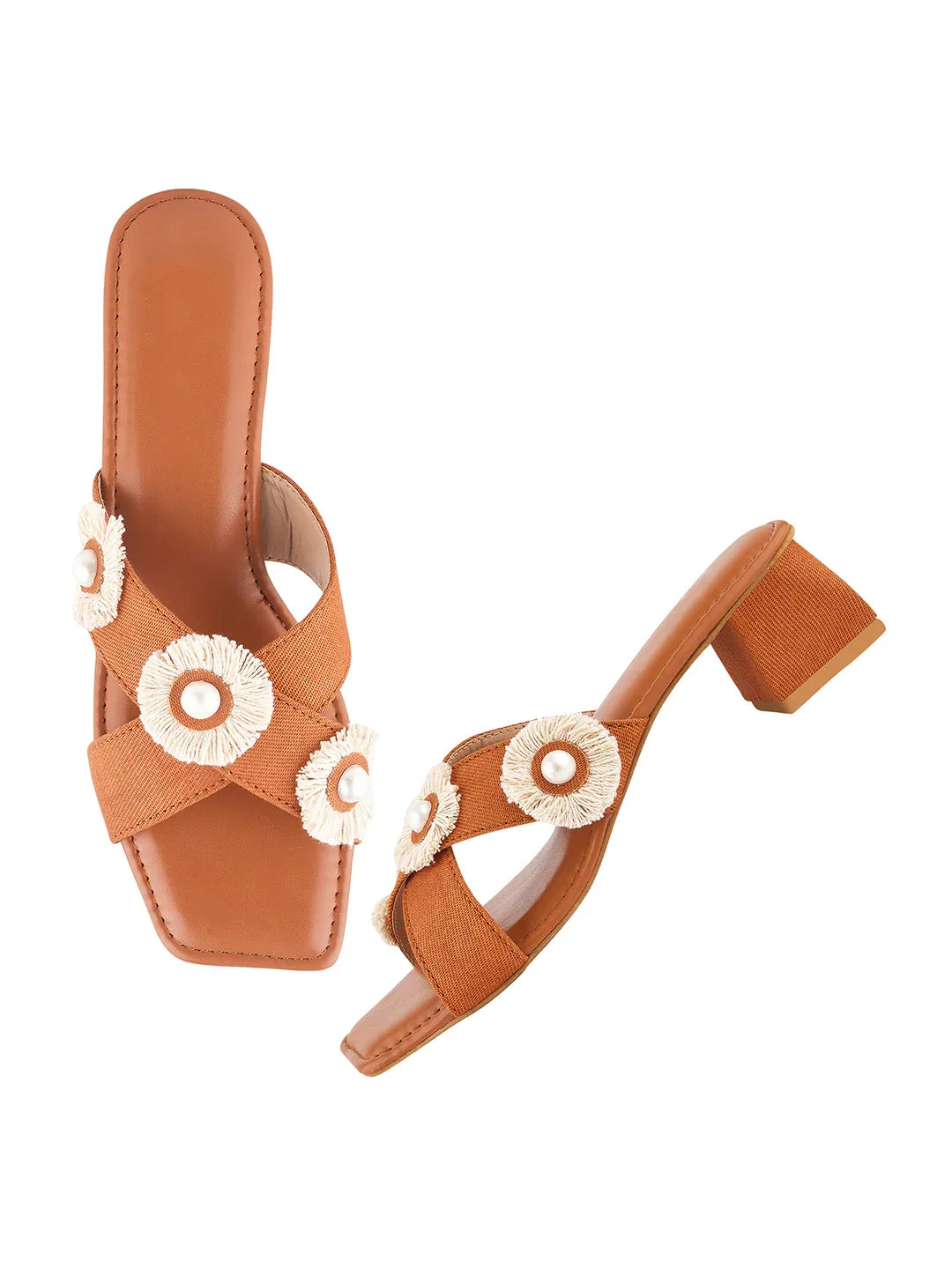 Everyday Floral Block Heels