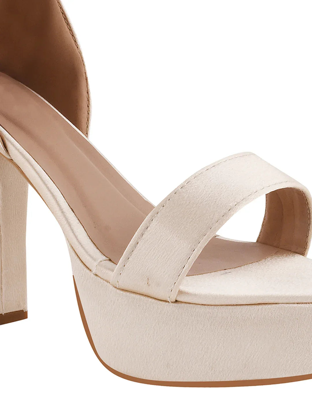 Velvet Edge Ankle-Strap Heels
