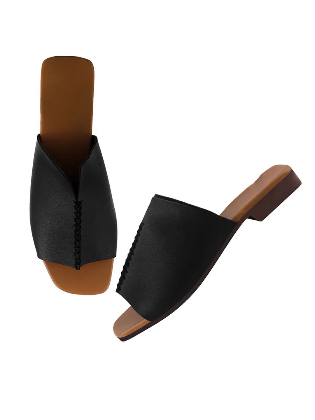 Elegant Panel Slip-On Flats