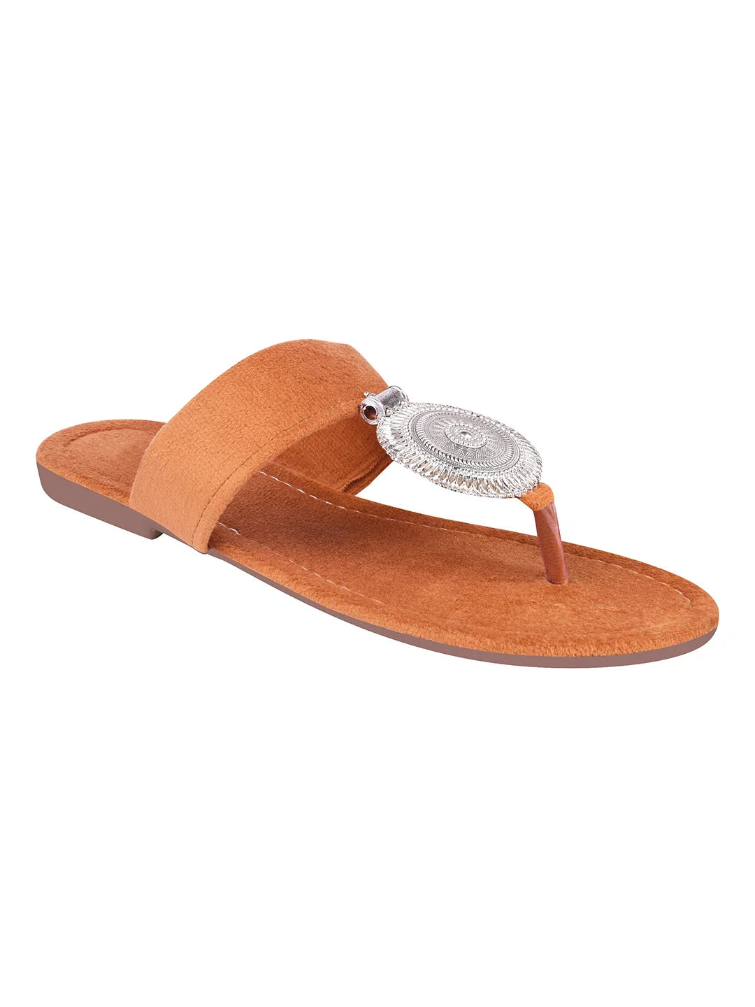 Minimal Ethnic Toe-Ring Flats