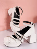 Statement Chain Accent Mary Jane Heels