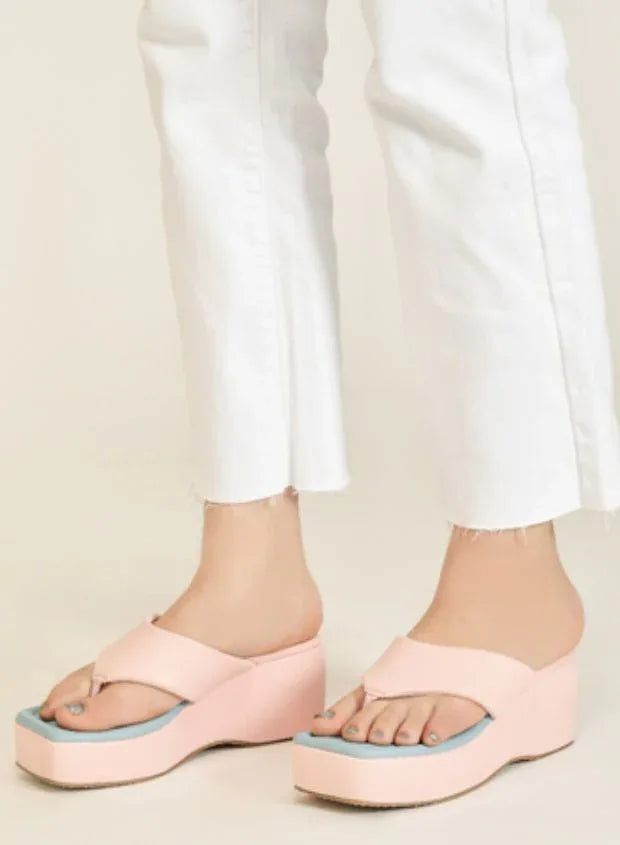 Daily Wear Cushioned Wedge Slippers