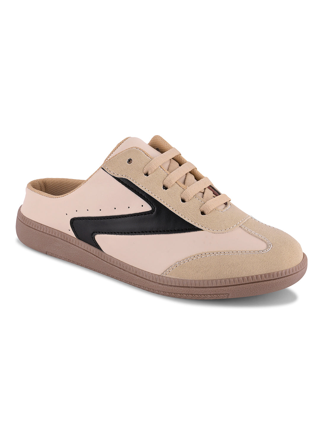 Classic Streetwear Mule Style Sneaker with Lace-up