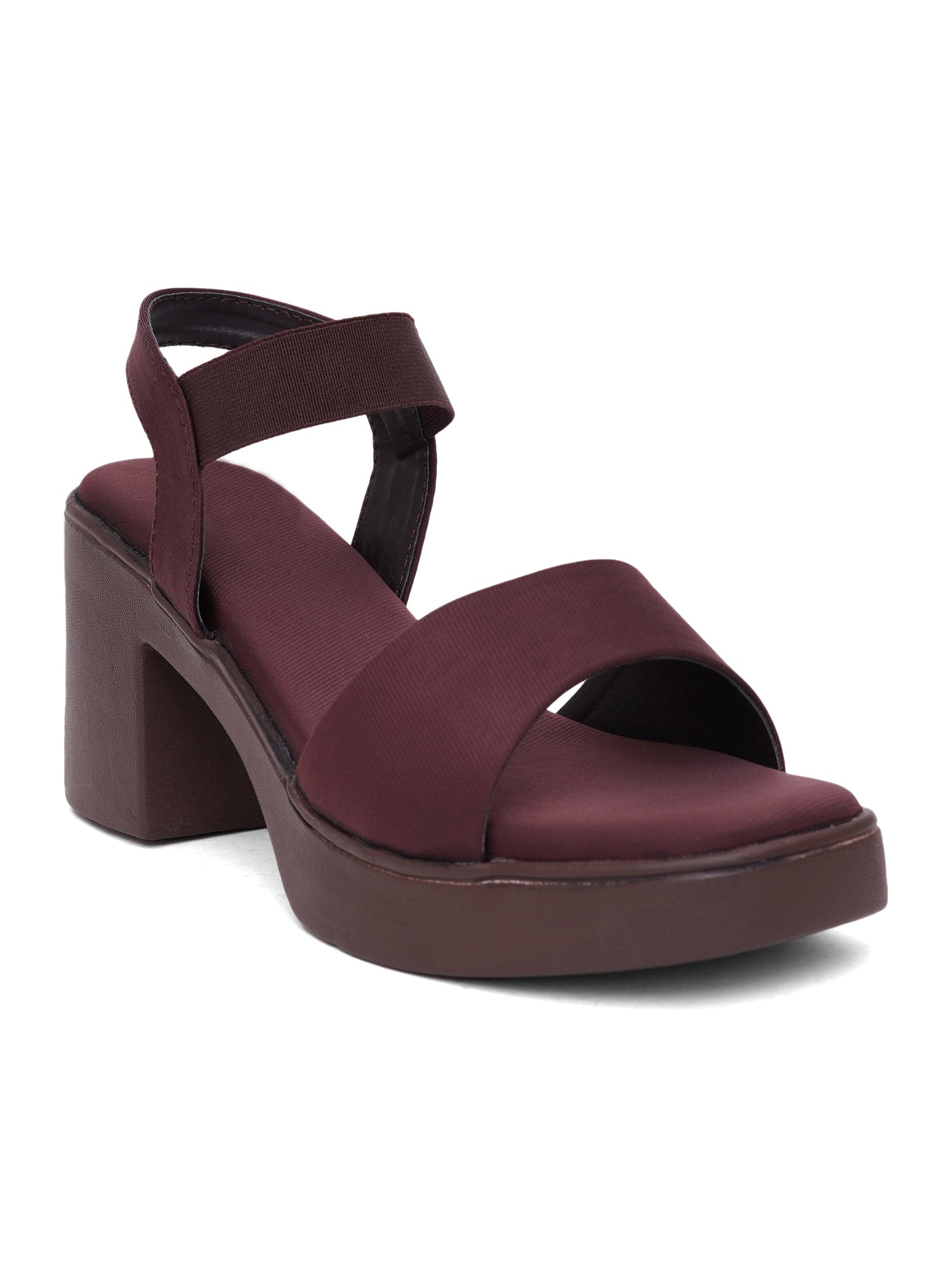 Stylish Open-Toe Backstrap Block Heel Sandals