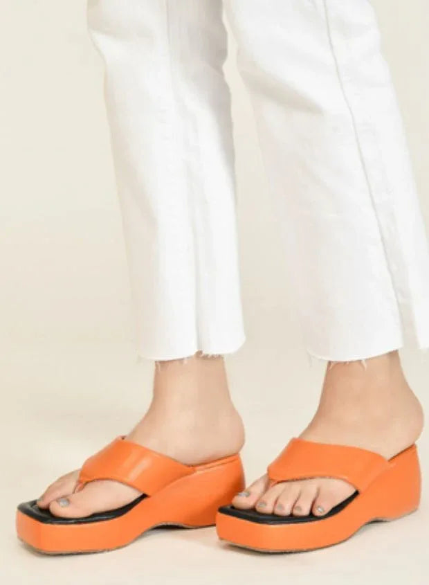 Daily Wear Cushioned Wedge Slippers