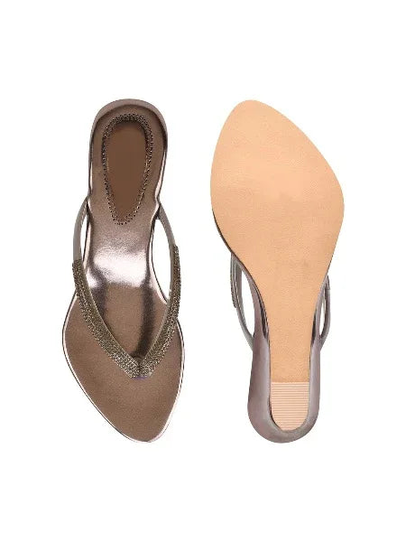 Elegant Embellished Wedge Sandals