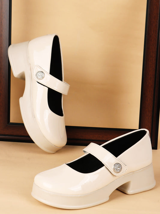 Classic Mary Jane Block Heels
