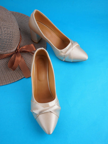 Classic Pointed-Toe Block Heels