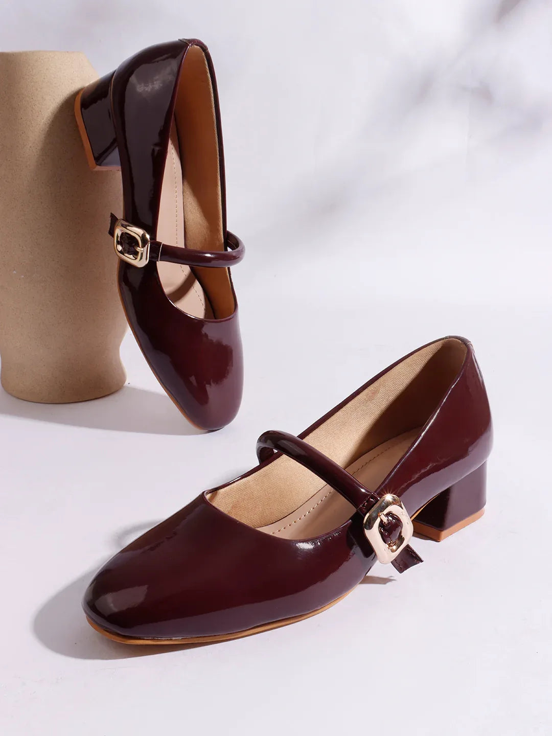 Timeless Patent Finish Mary Jane Heels