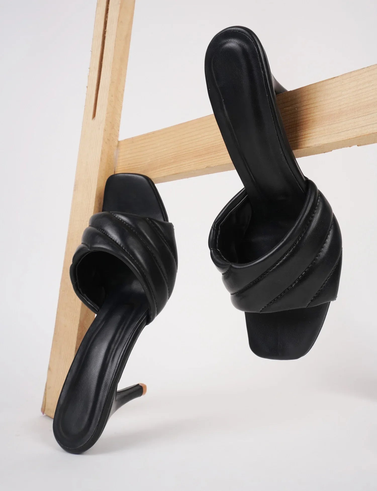 SoftCurve Padded Mule Heels