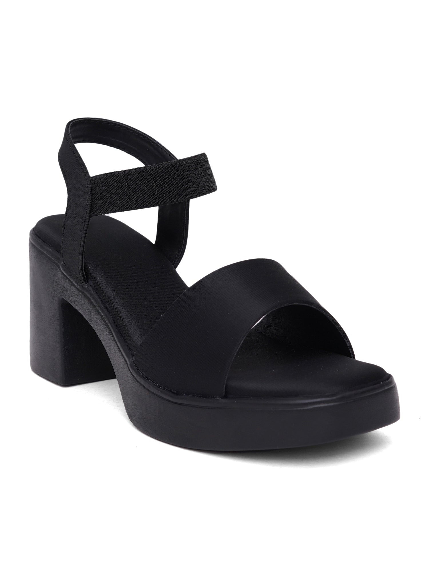 Stylish Open-Toe Backstrap Block Heel Sandals