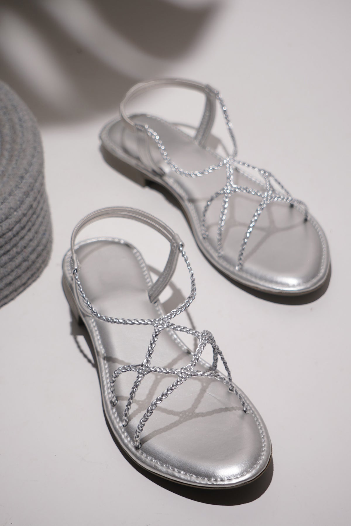 Chic Braided Strap Comfort Sandals