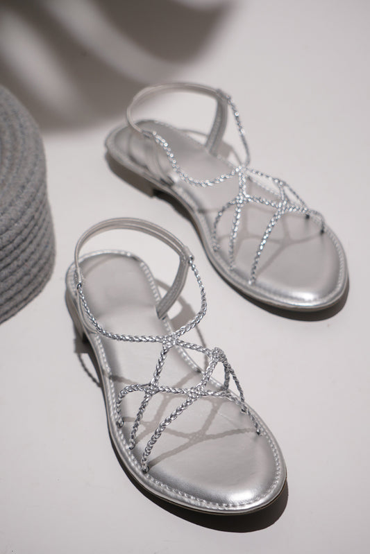 Chic Braided Strap Comfort Sandals