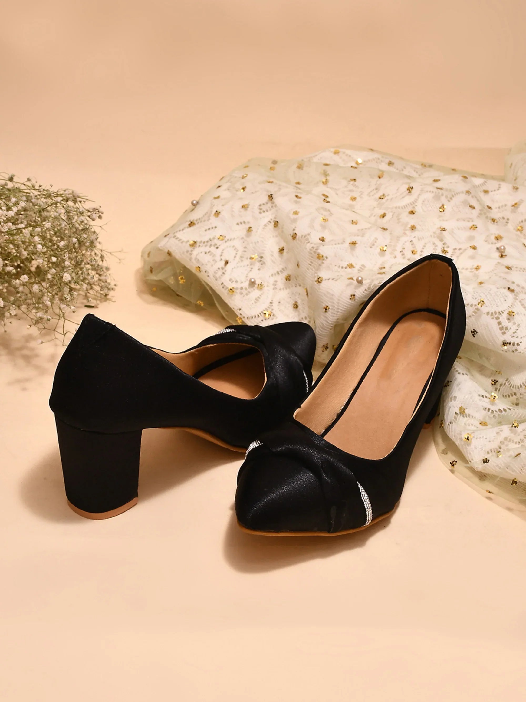 Classic Pointed-Toe Block Heels