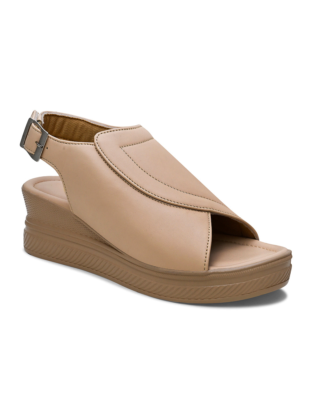 Casual Chic Wedge Sandals with Adjustable buckle