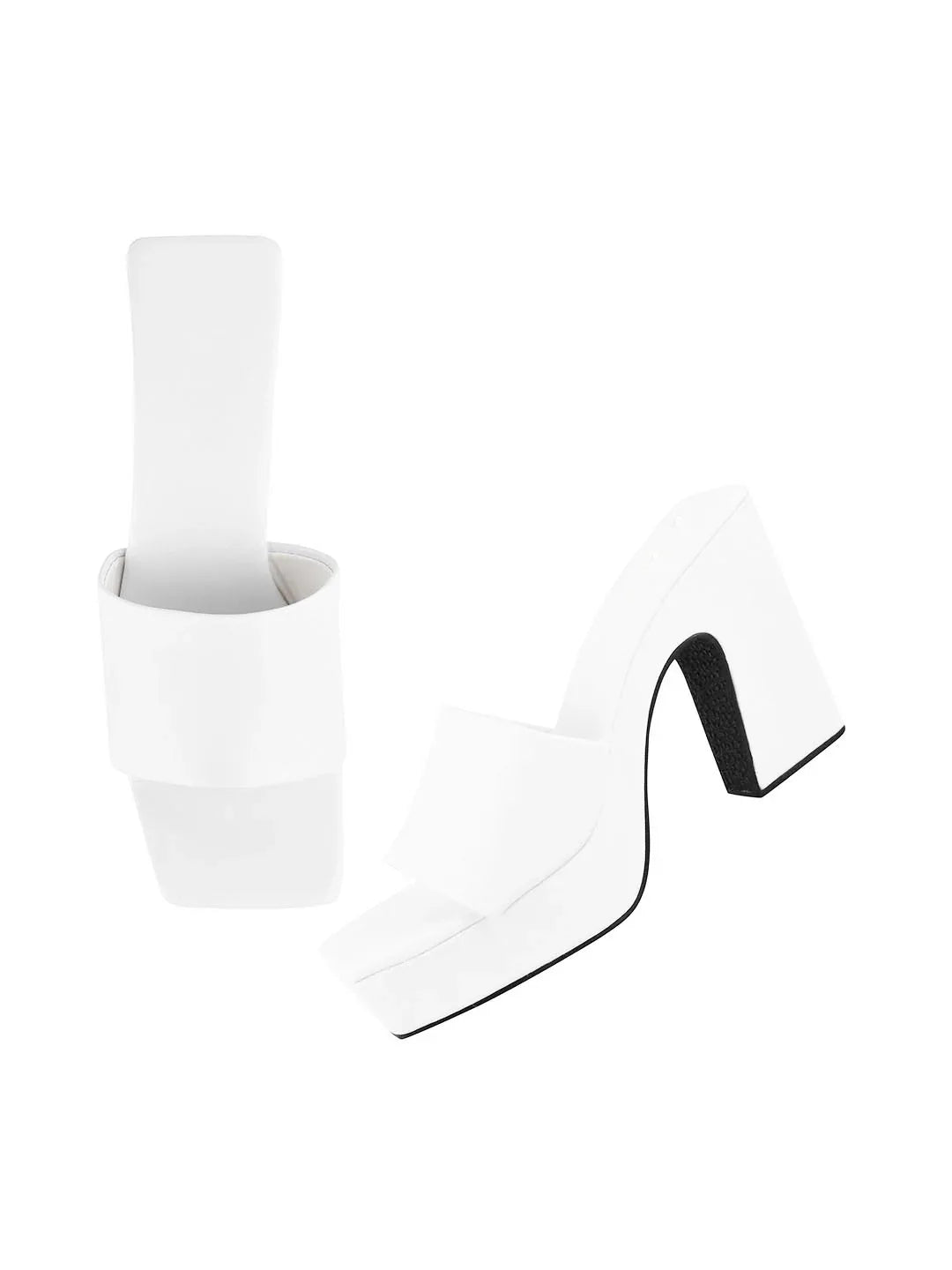 Chunky Rise Block Heel