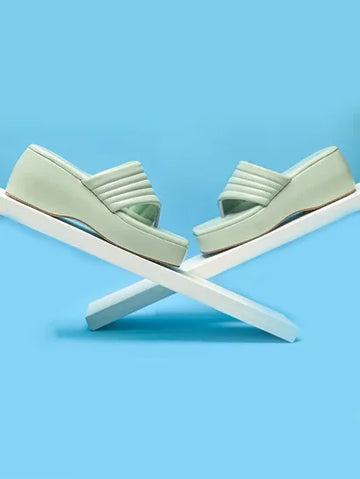 Comfort Curve Padded Wedge Slides