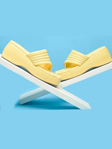 Comfort Curve Padded Wedge Slides