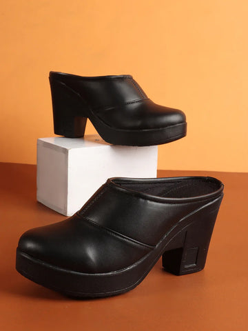 Minimal Chic Platform Heels for Women