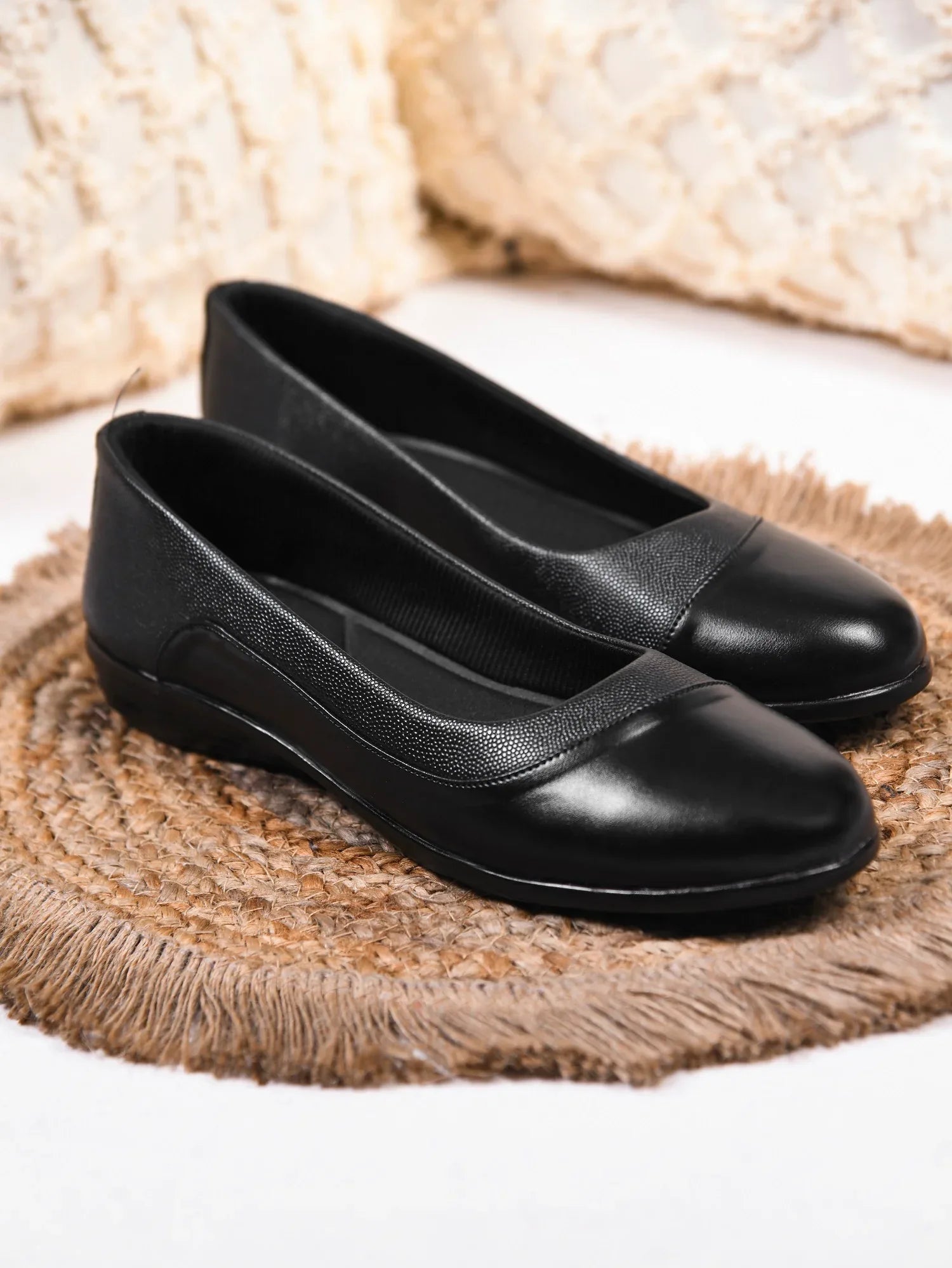 Everyday Comfort Low Wedge Office Pumps