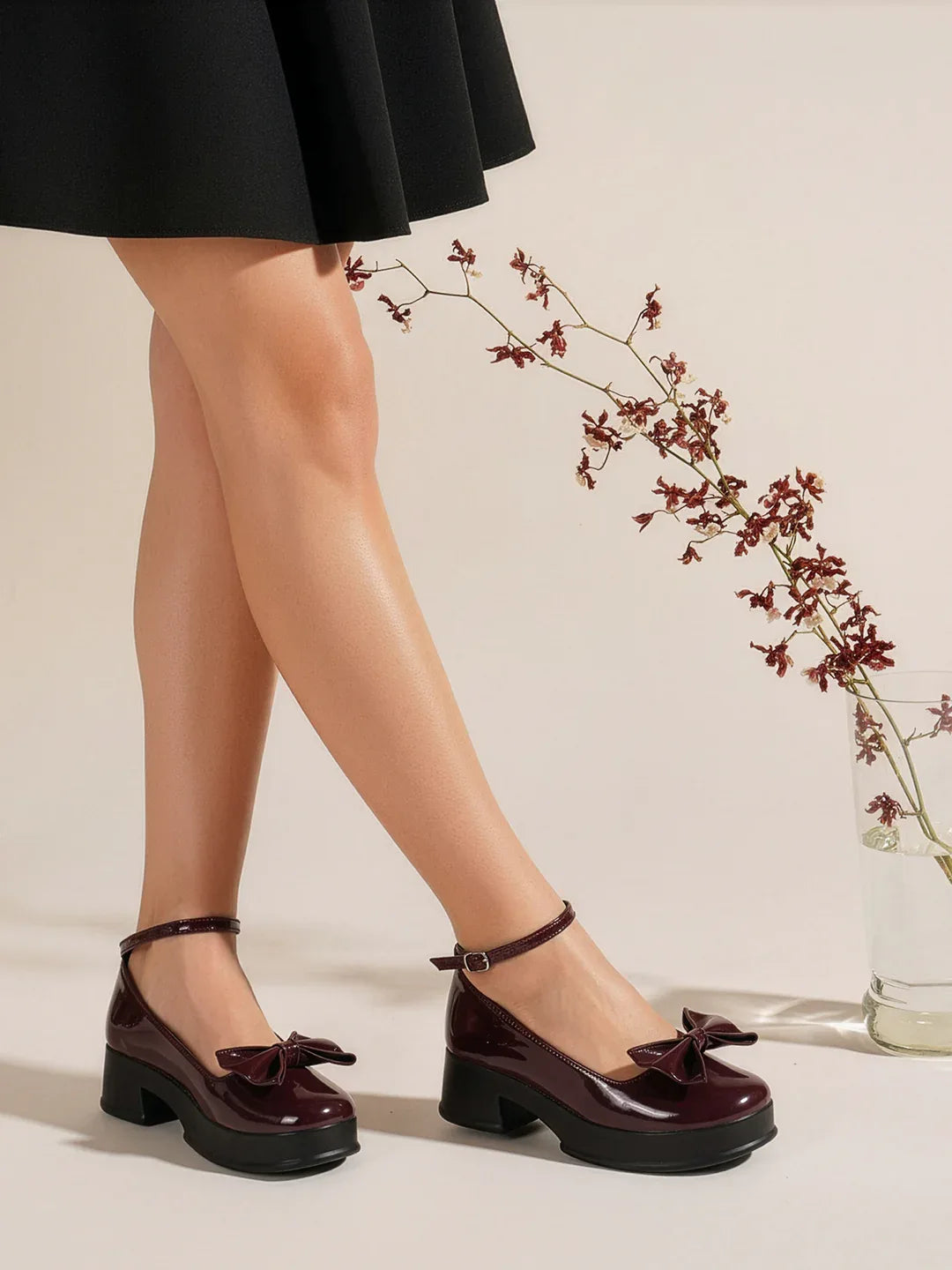 Modern Mary Jane Platform Pumps