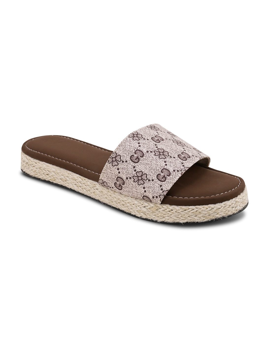 Daisy Doodle Printed Platform Slides