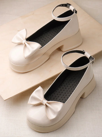Modern Mary Jane Platform Pumps