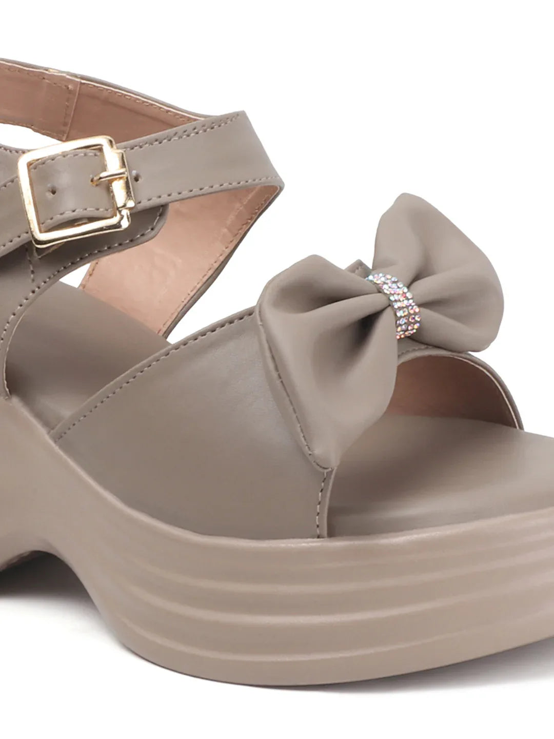 Modern Bow-Detail Casual Sandals