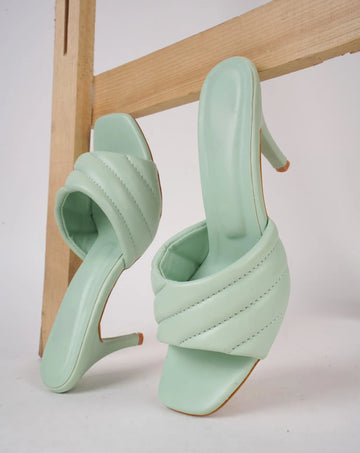 SoftCurve Padded Mule Heels