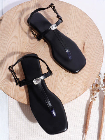 Minimal Thong Strap Everyday Flats