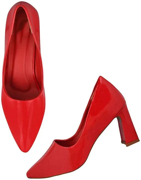 Femme Rouge Pointed Pumps