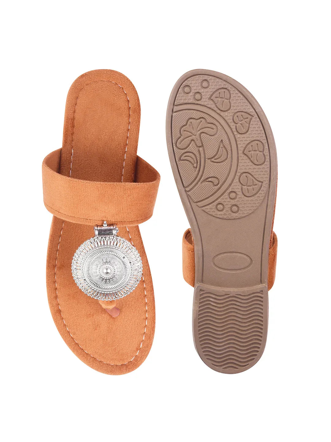 Minimal Ethnic Toe-Ring Flats