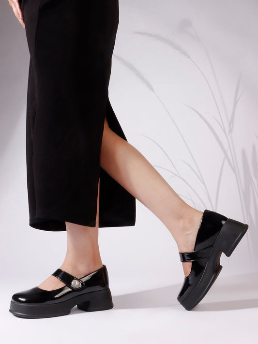 Classic Mary Jane Block Heels