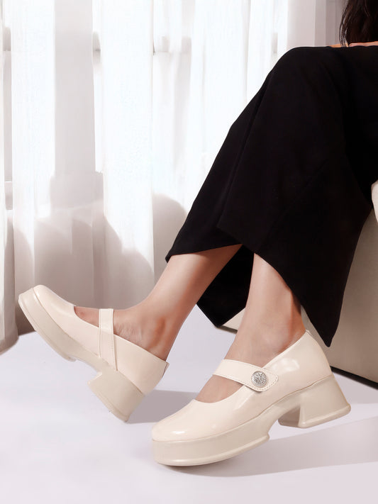 Classic Mary Jane Block Heels