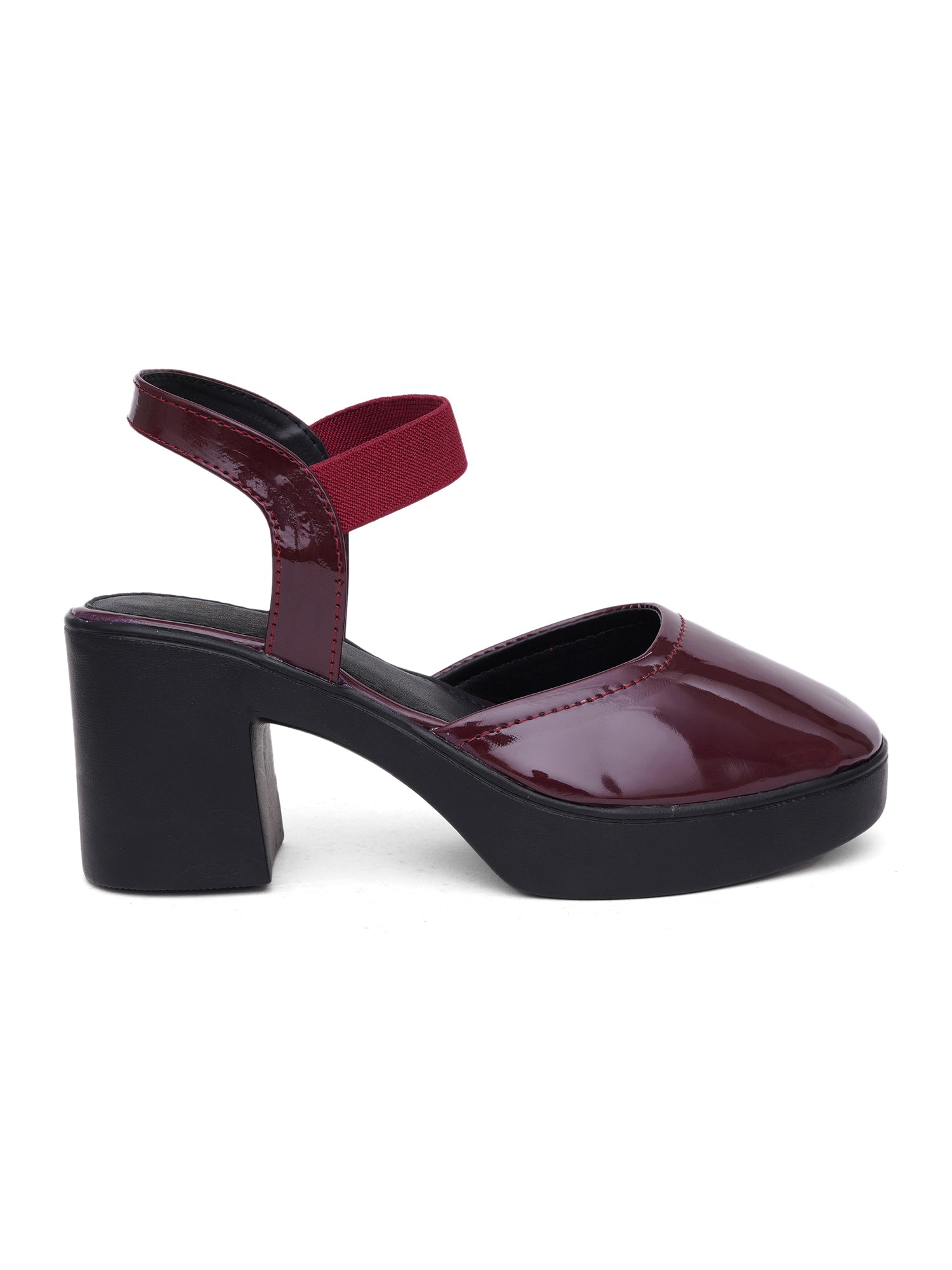 Trendy Open Toe Backstrap Block Heel Sandals