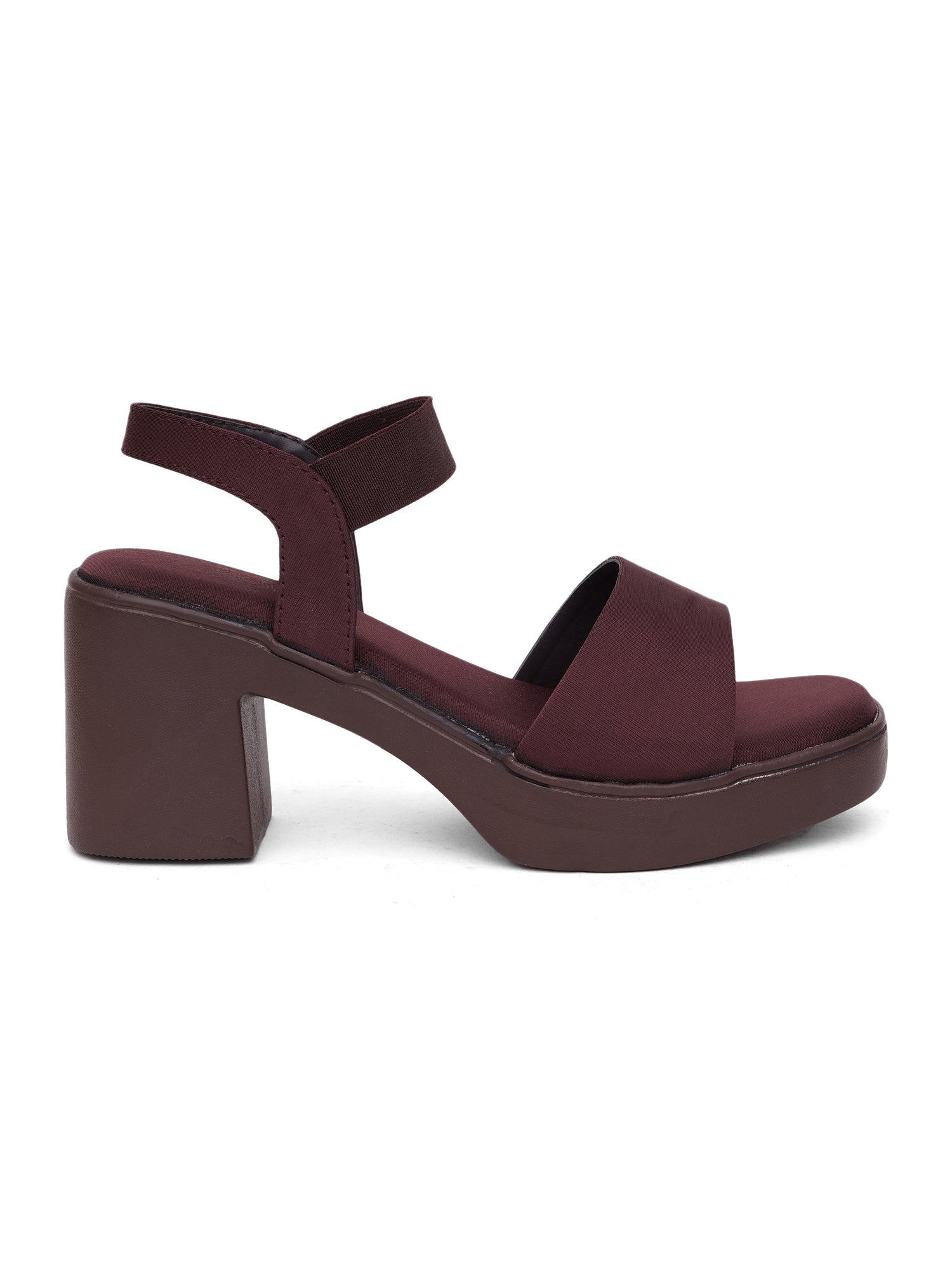 Stylish Open-Toe Backstrap Block Heel Sandals