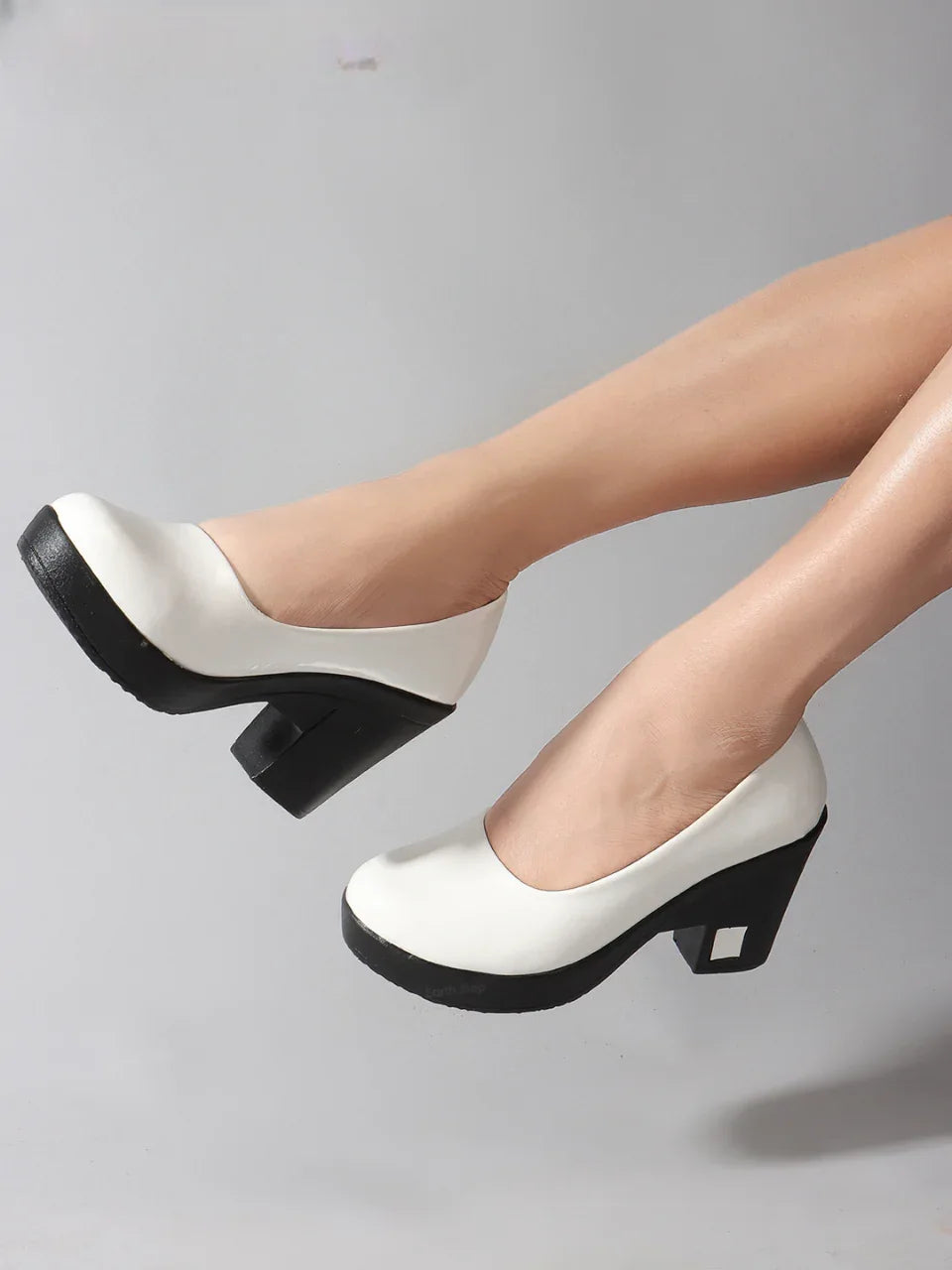 Classic Block Heel Work Pumps