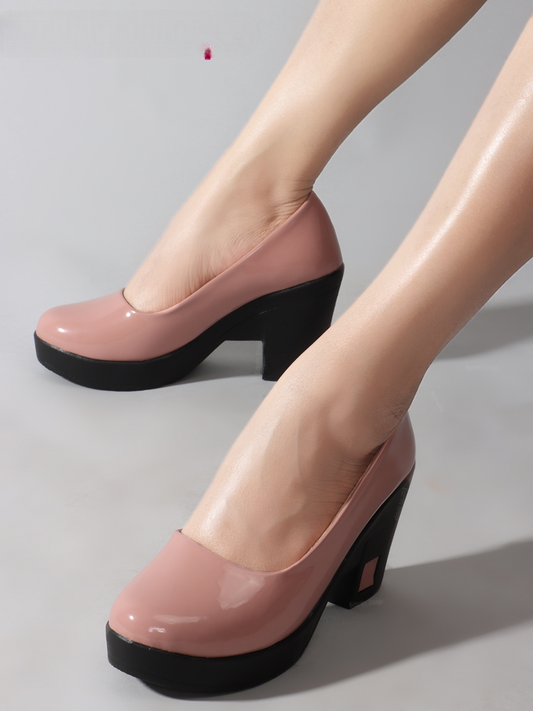 Classic Block Heel Work Pumps