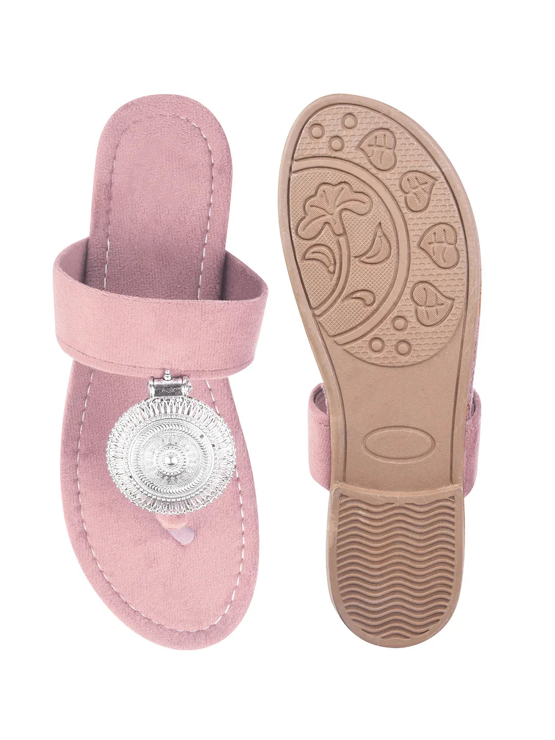 Minimal Ethnic Toe-Ring Flats