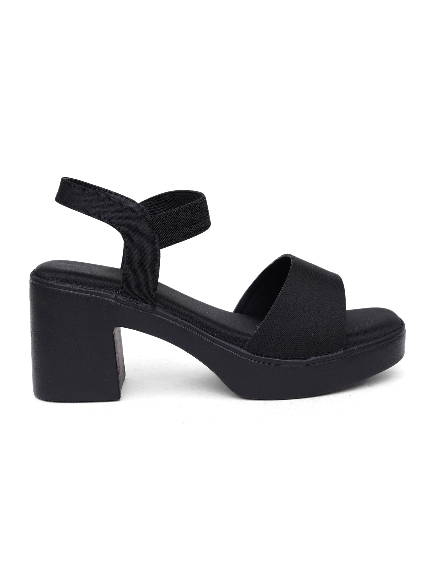 Stylish Open-Toe Backstrap Block Heel Sandals