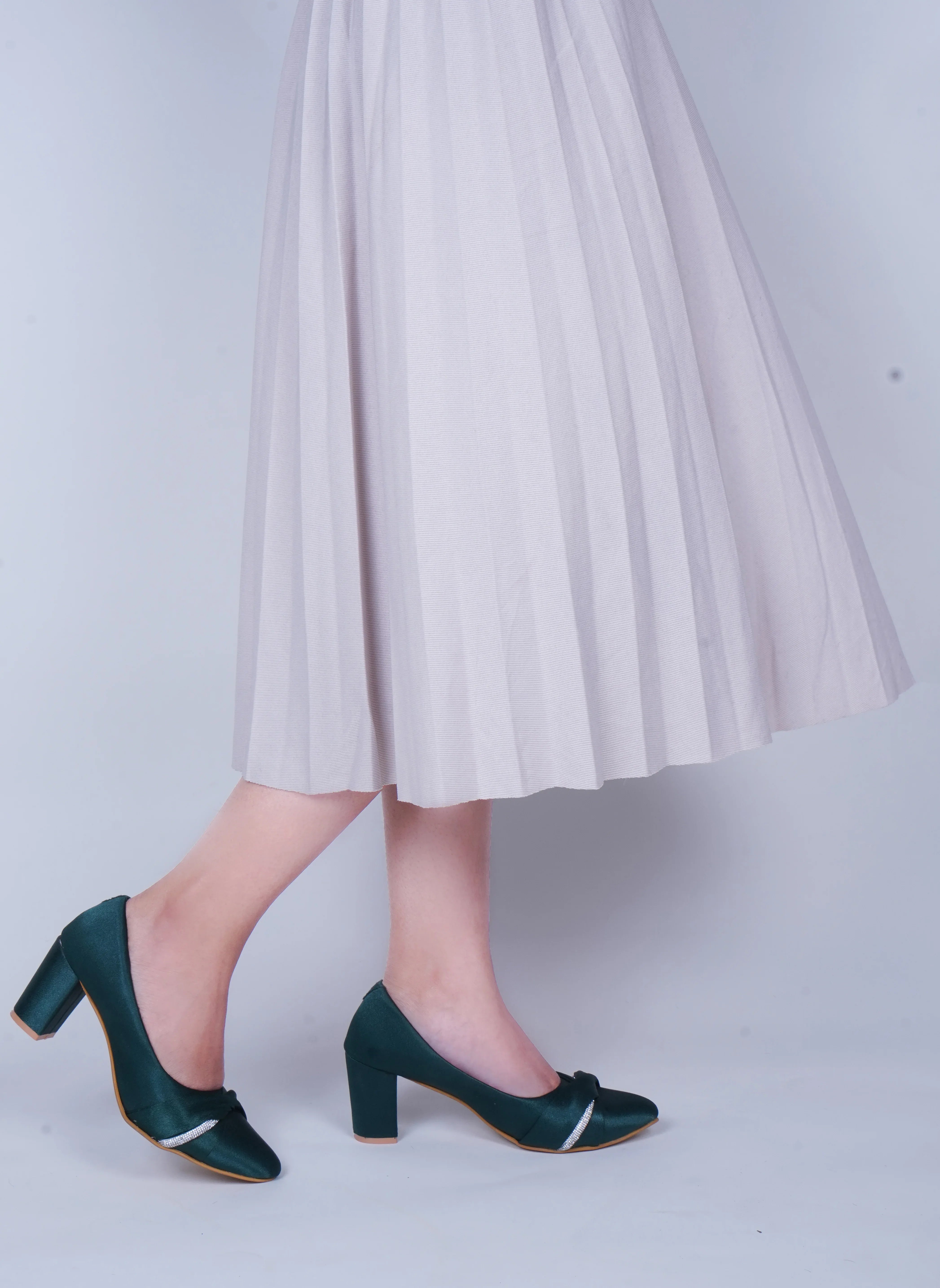 Classic Pointed-Toe Block Heels