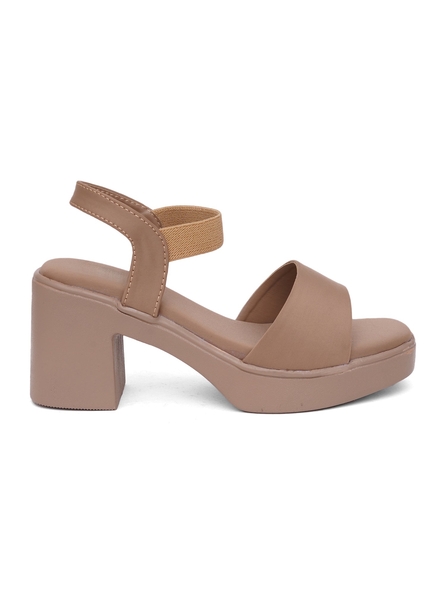 Stylish Open-Toe Backstrap Block Heel Sandals